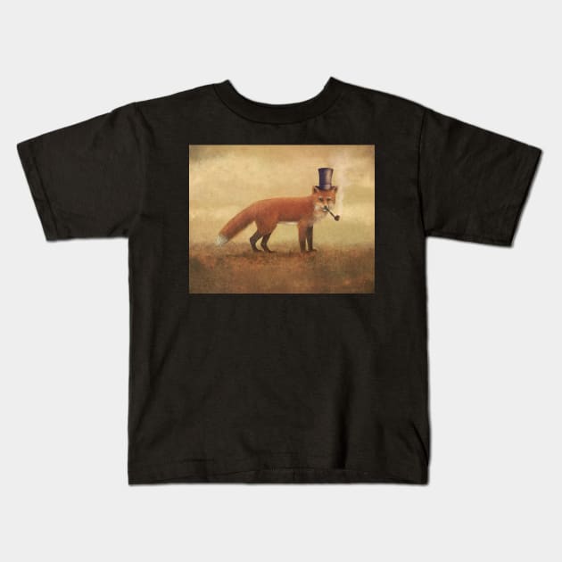 Crazy Like a Fox Kids T-Shirt by Terry Fan